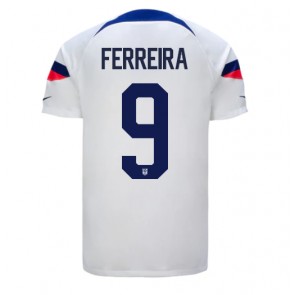 Lacne Muži Futbalové dres Spojené štáty Jesus Ferreira #9 MS 2022 Krátky Rukáv - Domáci